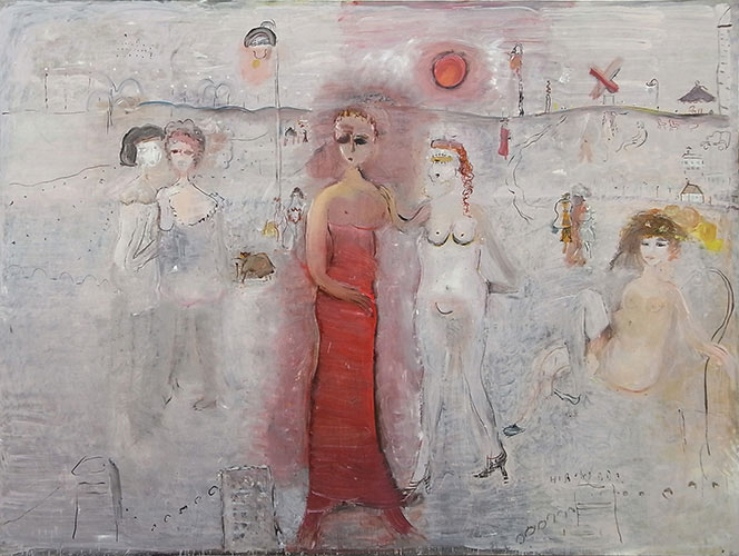 織田廣喜　「田園の裸婦」1997 
